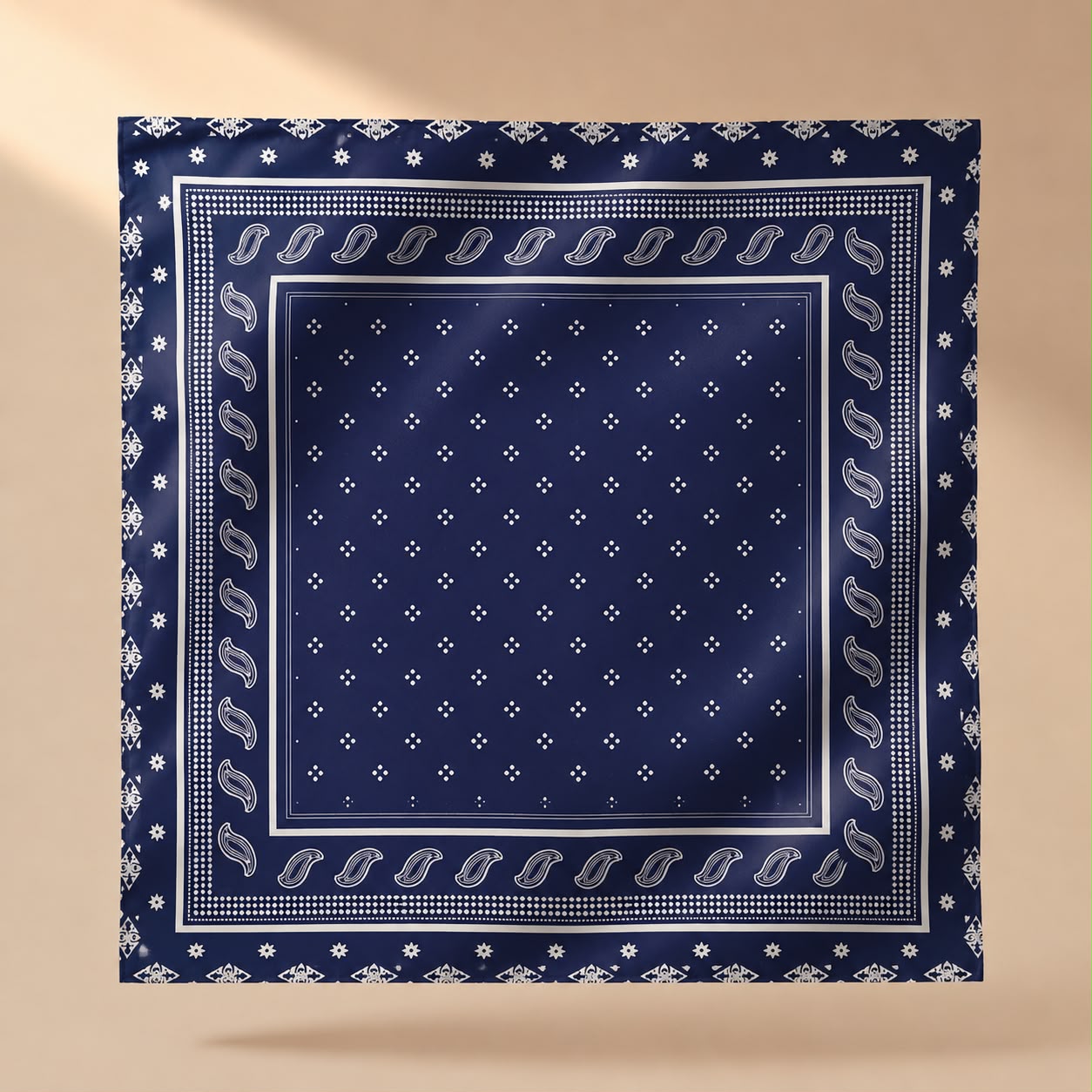 Midnight Heritage Square Scarf