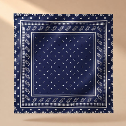 Midnight Heritage Square Scarf