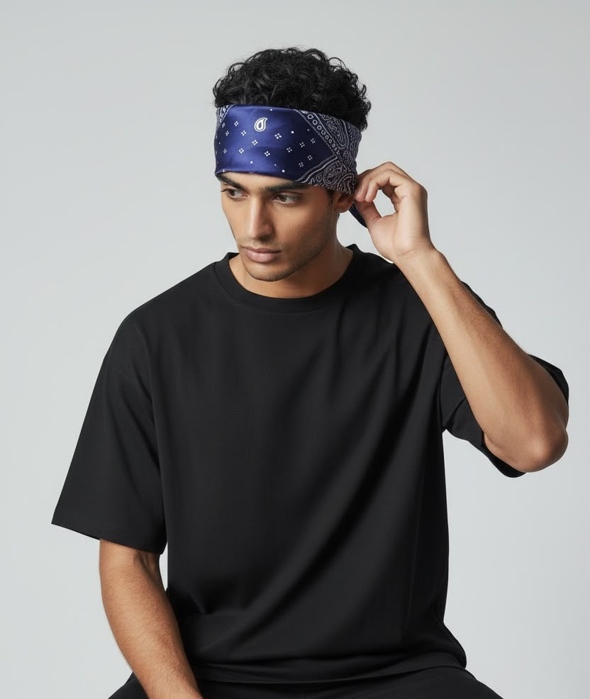 Midnight Heritage Square Scarf